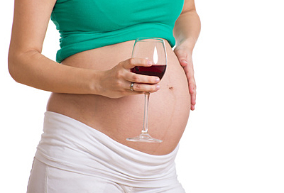 In der Schwangerschaft bitte keinen Alkohol!