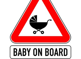 Schild Baby on Board