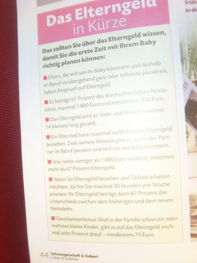 Bild zu Wegen Elternzeit nochmal, hab was gefunden! - Schwanger - wer noch? Rund um die Schwangerschaft
