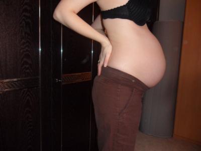 Bild zu Wer mal schauen mag. mein babybauch von heute :)) - Schwanger - wer noch? Rund um die Schwangerschaft