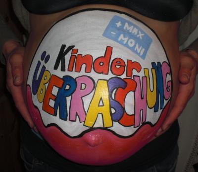 Bild zu Babybauchbemalung/Bellypainting... - Schwanger - wer noch? Rund um die Schwangerschaft