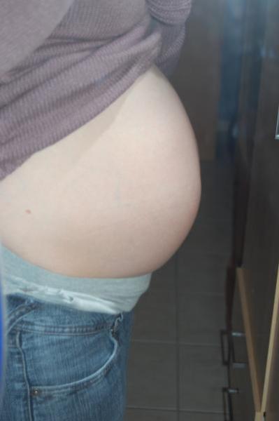 Bild zu Mein Bauch Aktuell und vor 2.Wochen - Schwanger - wer noch? Rund um die Schwangerschaft