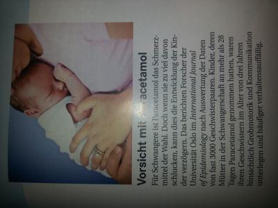 Bild zu paracentamol...ist das wirklich wahr? - Schwanger - wer noch? Rund um die Schwangerschaft