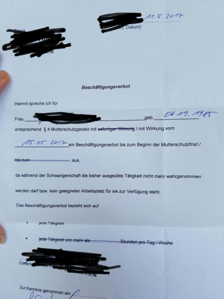 Bild zu Beschäftigungsverbot vom AG - Schwanger - wer noch? Rund um die Schwangerschaft