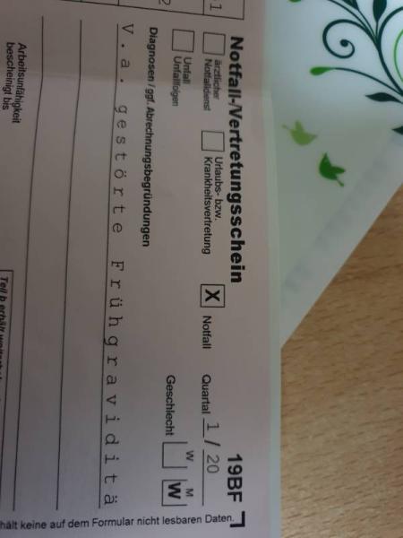 Bild zu Wer hat auch das broblem gehahbt verdacht auf gestörte frühgravidutä - Schwanger - wer noch? Rund um die Schwangerschaft