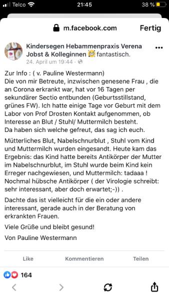 Bild zu Hoffnung und erste gute Hinweise für Schwangere in Bezug auf Corona! - Schwanger - wer noch? Rund um die Schwangerschaft
