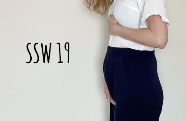 Bild zu Hatte noch wer einen kleinen/keinen Babybauch? 19./20.SSW - Schwanger - wer noch? Rund um die Schwangerschaft