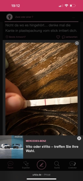 Bild zu Ein oder zwei Striche - Kinderwunsch nach Fehlgeburt