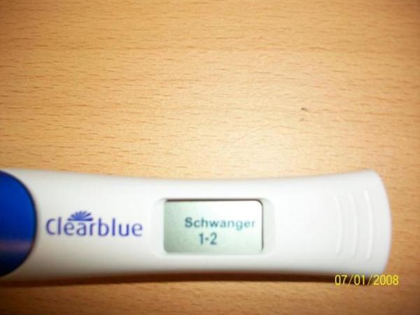 Bild zu Habe heute mit Clearblue getestet - Kinderwunsch - bitte noch ein Baby