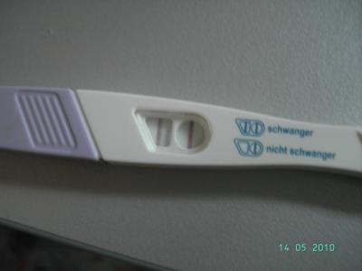 Bild zu Hier das versprochene Foto vom Test! - Kinderwunsch - bitte noch ein Baby