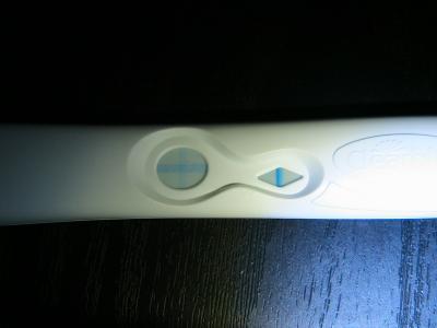 Bild zu So, mein Test drei Tage später - Kinderwunsch - bitte noch ein Baby