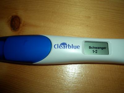 Bild zu Wollt euch nochmal das Bild vom Clearblue gestern abend zeigen... - Kinderwunsch - bitte noch ein Baby