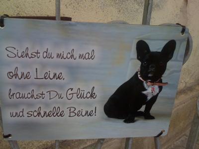 Bild zu Unser neues Hoftürschild!!! - Kinderwunsch - bitte noch ein Baby