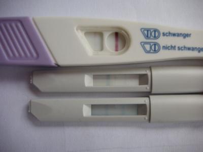 Bild zu heute nochmals getestet bei ES+11 - Kinderwunsch - bitte noch ein Baby