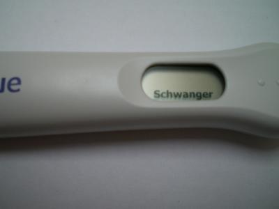 Bild zu Da ham' wir's noch mal schwarz auf grau - Kinderwunsch - bitte noch ein Baby