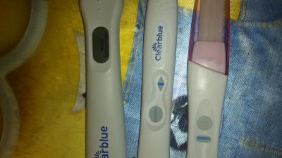 Bild zu mhhh... ein Test positiv, einer negativ - Kinderwunsch - bitte noch ein Baby