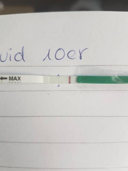 Bild zu Viel zu früh, aber dennoch getestet... *brauch augen* - Kinderwunsch - bitte noch ein Baby