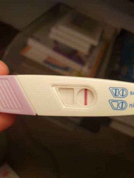 Bild zu SS-test bei ES+8: sieht jemand eine 2.linie? - Kinderwunsch - bitte noch ein Baby