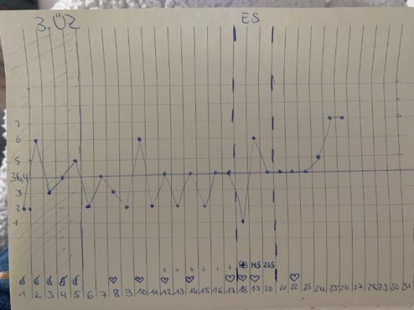Bild zu Niedriger basaltemperatur anstieg - Kinderwunsch - bitte noch ein Baby