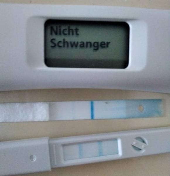 Bild zu Heute digitalen Frühschwangerschaftstest von Clearblue gemacht - Kinderwunsch - bitte noch ein Baby