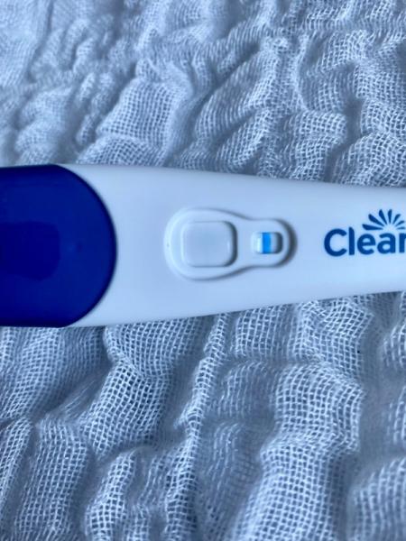 Bild zu Test erst nach 2 Stunden positiv ??! - Kinderwunsch - bitte noch ein Baby