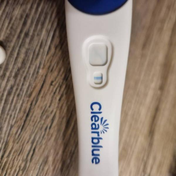 Bild zu Schräger strich clear blue ultra frühtest - Kinderwunsch - bitte noch ein Baby