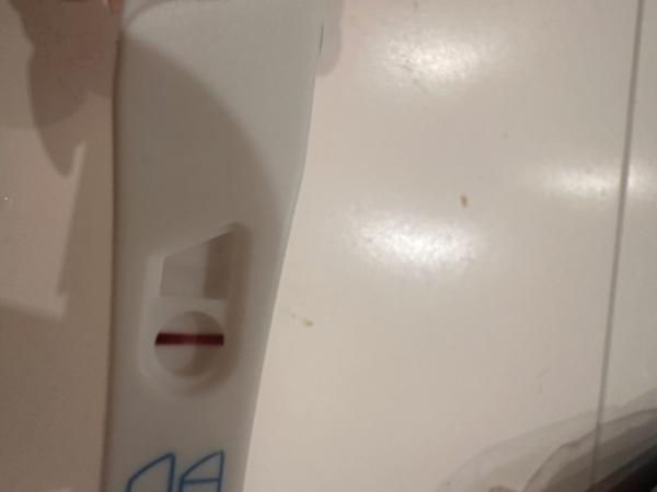 Bild zu Zarte Linie schwanger ? - Kinderwunsch - bitte noch ein Baby