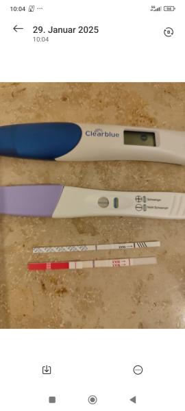 Bild zu Billig Test positiv- Clearblue mit WB negativ - Kinderwunsch - bitte noch ein Baby