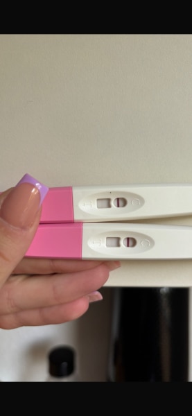Bild zu Schwangerschaftstest Action - Kinderwunsch - bitte noch ein Baby