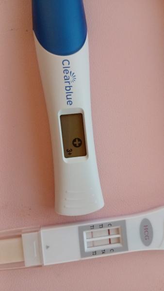 Bild zu Clearblue ES+16 / NMT + 2 schon 3+ am Display - Kinderwunsch - bitte noch ein Baby