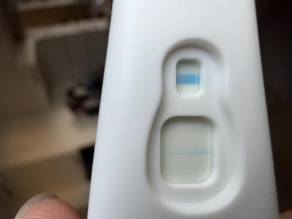 Bild zu Schwangerschaftstest erst negativ dann positiv - Kinderwunsch - bitte noch ein Baby