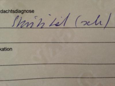 Bild zu Überweisung-unlerserliche Diagnose, ich brauche eure Augen ;) - Kinderwunschbehandlung