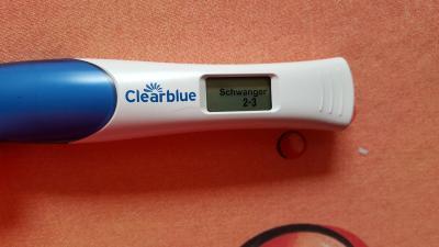 Bild zu Heute mit clearblue getestet - Kinderwunschbehandlung