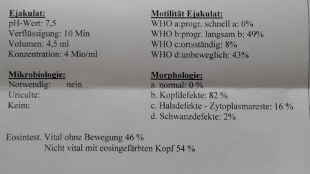 Bild zu Bräuchte mal euren Rat zum Spermiogram - Kinderwunschbehandlung