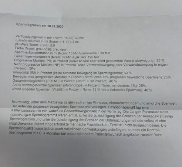 Bild zu Spermiogramm - Kinderwunschbehandlung