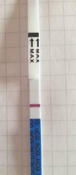 Bild zu One Step Test später 2. Strich - Kinderwunschbehandlung