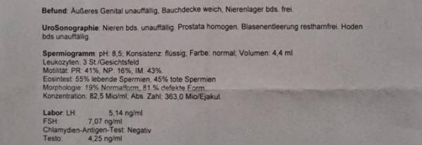 Bild zu Spermiogramm - Kinderwunschbehandlung