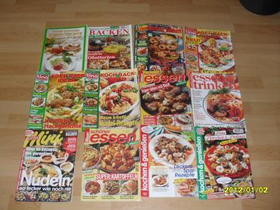 Bild zu Biete 12 Kochzeitungen und 5 Kochbücher - Kochen und Backen