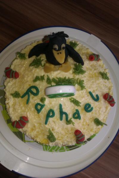 Bild zu der rabe socke kuchen ist fertig - Kochen und Backen