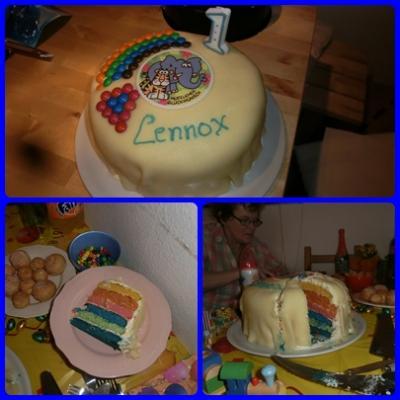 Bild zu Meine ersten Regenbogentorte - Kochen und Backen