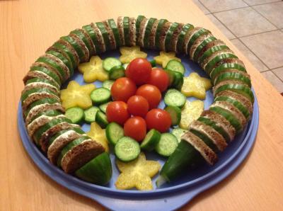 Bild zu Unser Beitrag zum großen KiGa-Frühstück ! Applaus bitte - Kochen und Backen