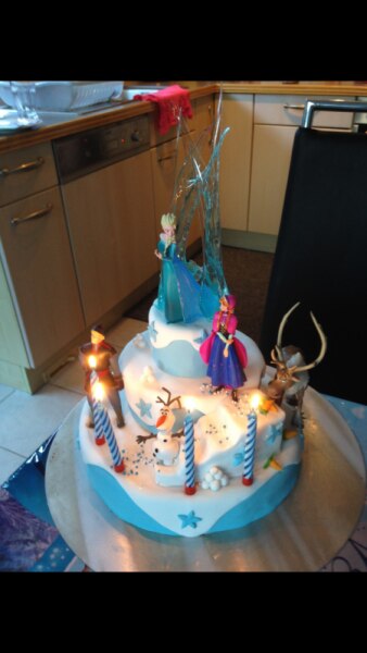 Bild zu Bitte um Hilfe zur Geb.Torten Deko!!! - Kochen und Backen