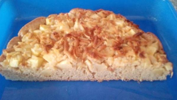 Bild zu Heute gab's Apfelkuchen hab ein Rezept von Leena abgewandelt - Kochen und Backen