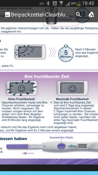 Bild zu Eisprung Ovulationstest keine Ahnung:( - Kinderwunsch - was tun, um schwanger zu werden?