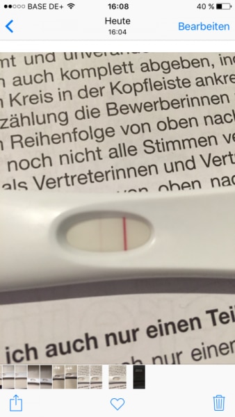 Bild zu Schwangerschaftstest - Kinderwunsch - was tun, um schwanger zu werden?
