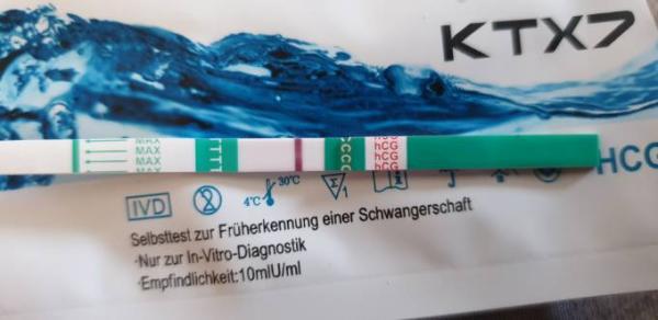 Bild zu Seht ihr den Strich auch? - Kinderwunsch - was tun, um schwanger zu werden?