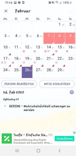 Bild zu Laut app es+9 - Kinderwunsch - was tun, um schwanger zu werden?