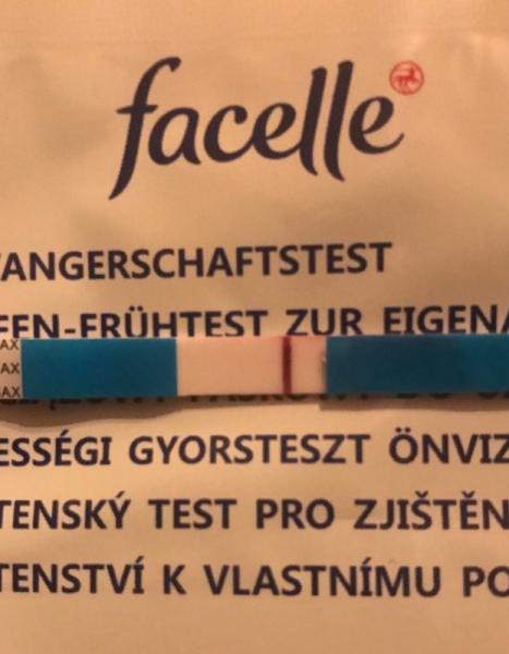 Bild zu Facelle leicht positiv. Fa hat vor 5 Tagen nichts gesehen - Kinderwunsch - was tun, um schwanger zu werden?