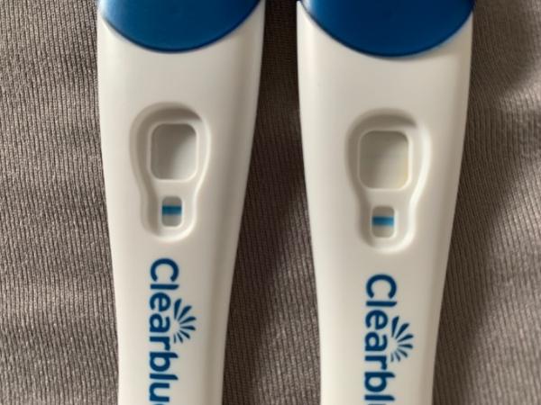 Bild zu Feiner Strich bei Clearblue 6 tage vor Periode - Kinderwunsch - was tun, um schwanger zu werden?