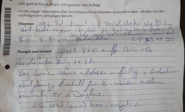 Bild zu Kann jemand arzt schrift lesen-.- - Kinderwunsch - was tun, um schwanger zu werden?